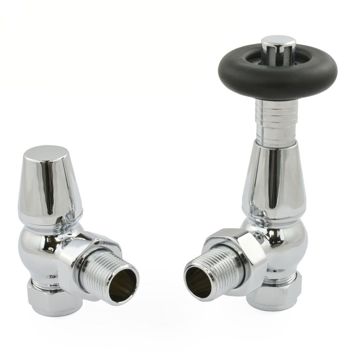 Stratford Chrome Thermostatic Radiator Valve Set (CDC-STRATTRV-CHR)