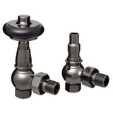 Warwick Black Nickel Thermostatic Radiator Valve Set